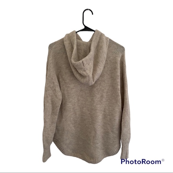 Madewell Hooded pullover draw string sweater: size XS - Picture 9 of 10